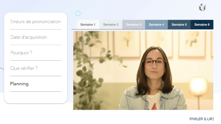 présentation du programme de prononciation du L par une orthophoniste