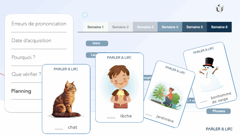 calendrier du programme de prononciation du ch et J