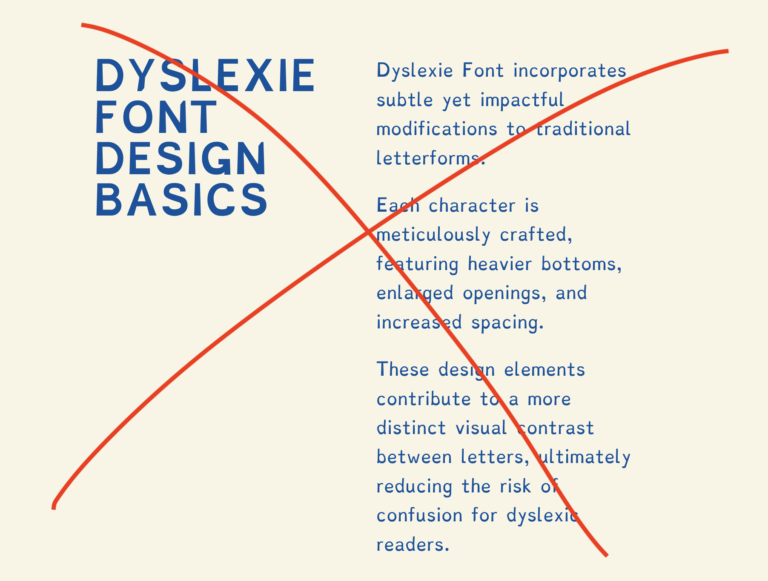 exemple de police dyslexique