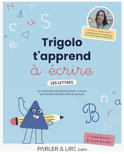 couverture du cahier d'écriture TRIGOLO