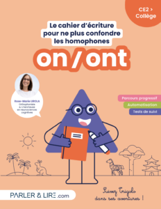 couverture du cahier amazon sur les homophones on ont